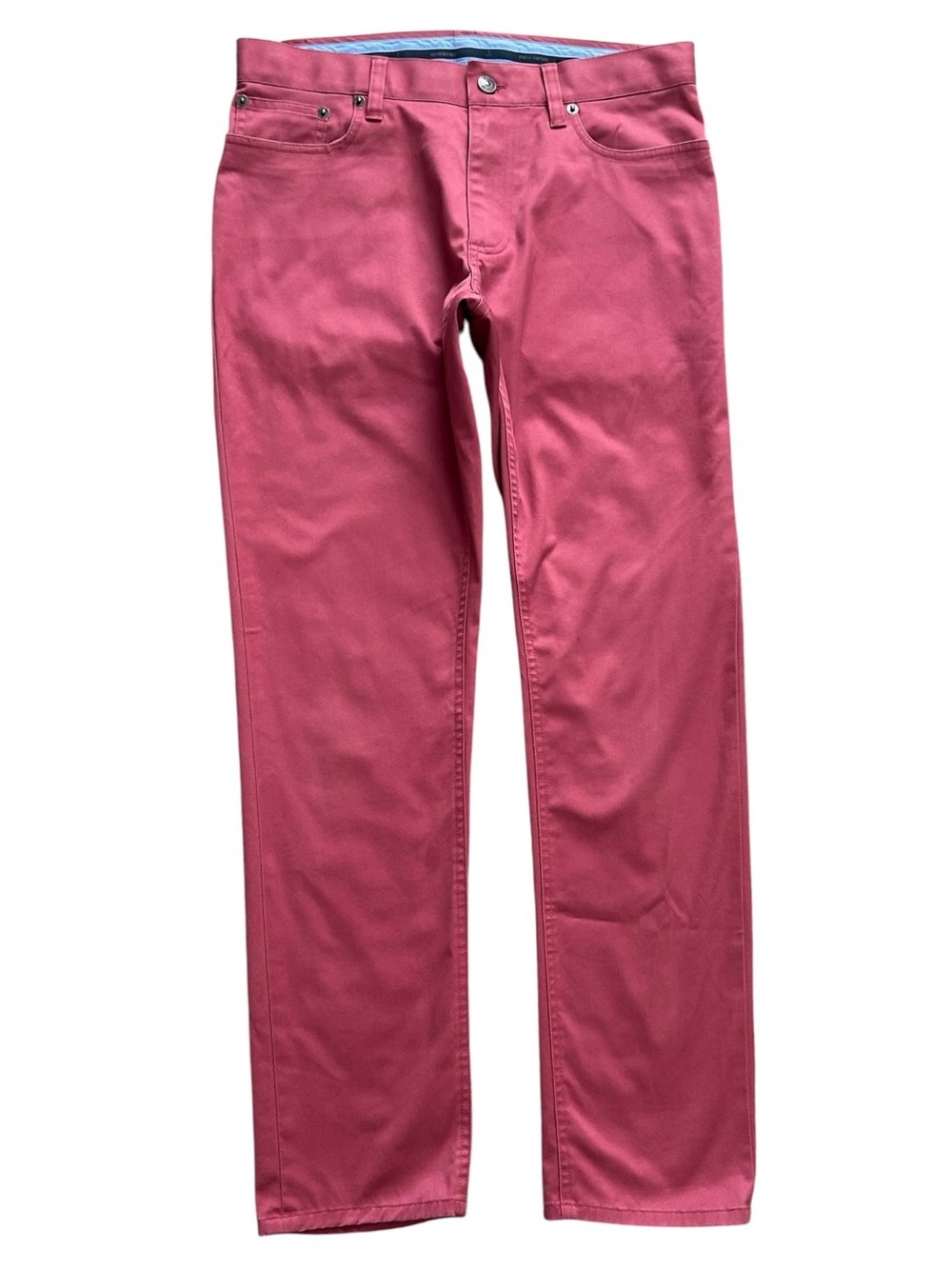 Brooks Brothers Advantage Chino Pants 30 X 30 Salmon Stretch Lightweight Cotton